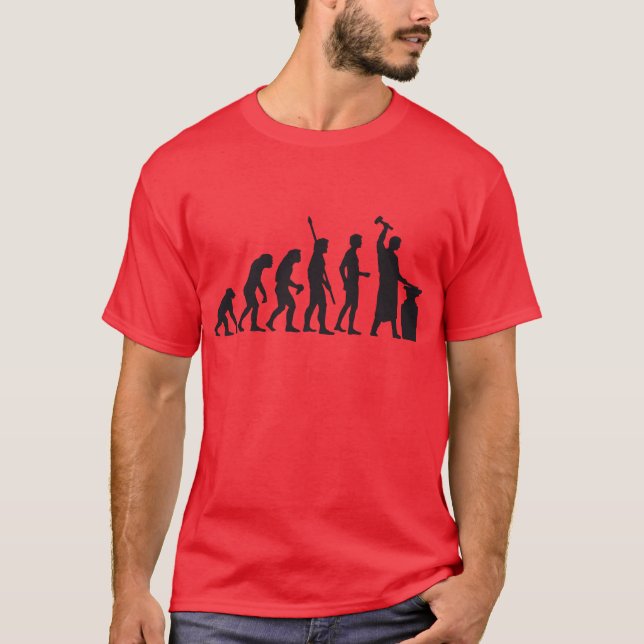 evolution blacksmith T-Shirt (Vorderseite)