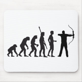 evolution bow and arrow mousepad