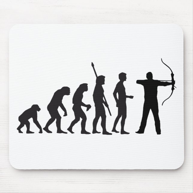 evolution bow and arrow mousepad (Vorne)