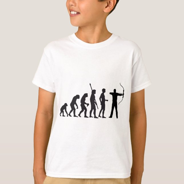 evolution bow and arrow T-Shirt (Vorderseite)