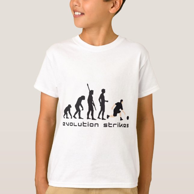 evolution bowling T-Shirt (Vorderseite)