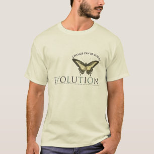 Evolution Butterfly Slogan T-Shirt
