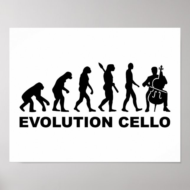 Evolution Cello Poster (Vorne)