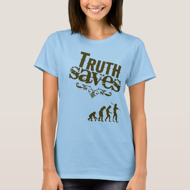 Evolution (Damen) T-Shirt (Vorderseite)