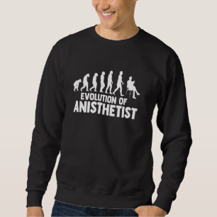 Evolution der Anästhesie Anästhesiologie Sweatshirt
