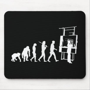 Evolution der Architektur-Architekten-Zeichner Mousepad