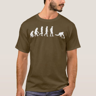 Evolution der Curling T-Shirt
