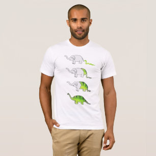 Evolution der Elefanten zu den Dinosauriern T-Shirt