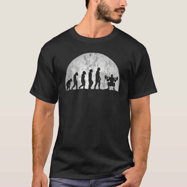 Evolution der Evolution des Menschen T-Shirt (Vorderseite)
