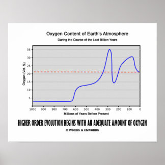 Evolution der höheren Ordnung beginnt angemessen A Poster