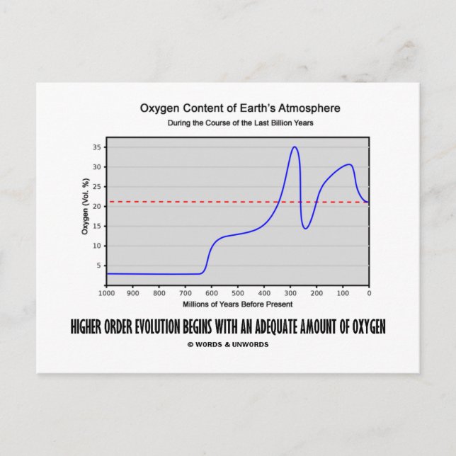 Evolution der höheren Ordnung beginnt angemessen A Postkarte (Vorderseite)