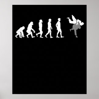 Evolution der Kampfkunst des Menschen Funny MIXED  Poster