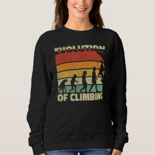 Evolution der Klettersteigung Sweatshirt