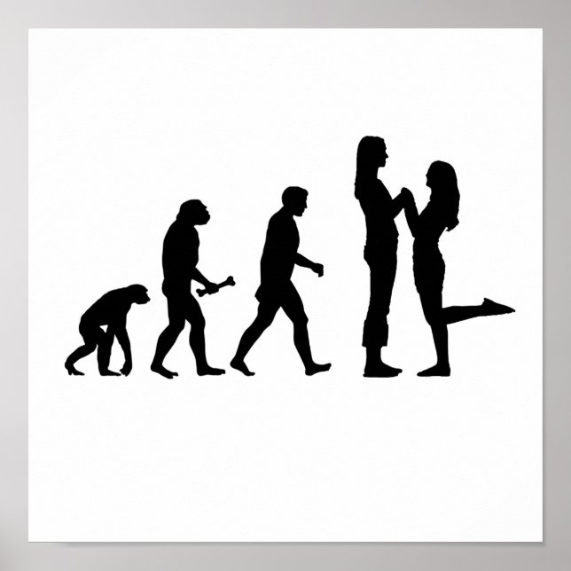 Evolution der lesbischen Ehe Poster (Vorne)
