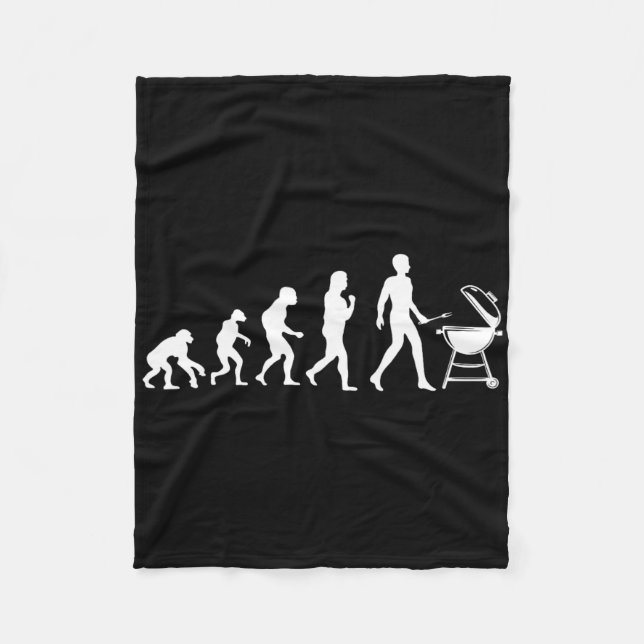 Evolution der menschlichen Grillen, die das Design Fleecedecke (Vorderseite)