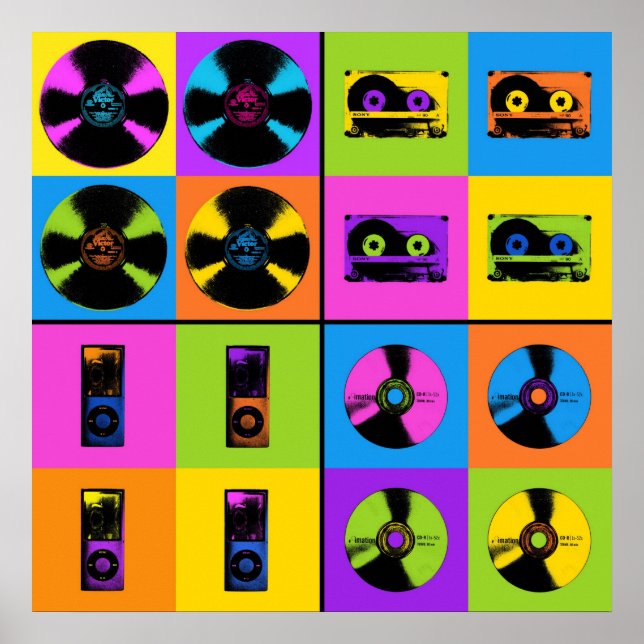 Evolution der Musik Poster (Vorne)