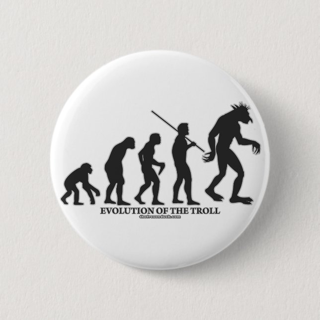 Evolution der Schleppangel Button (Vorderseite)