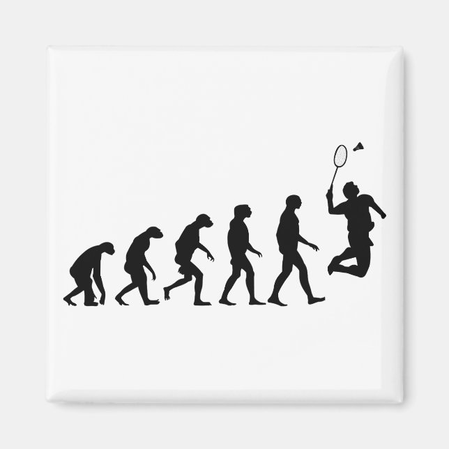 Evolution des Badmintons Magnet (Vorne)