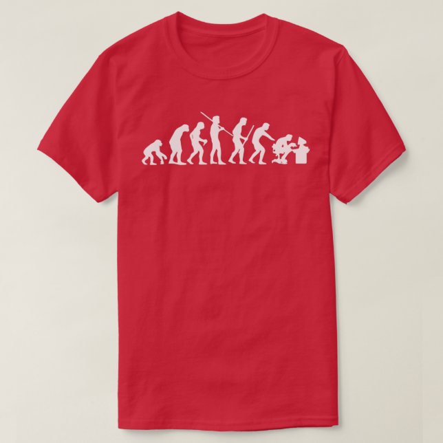 Evolution des Computers T-Shirt (Design vorne)