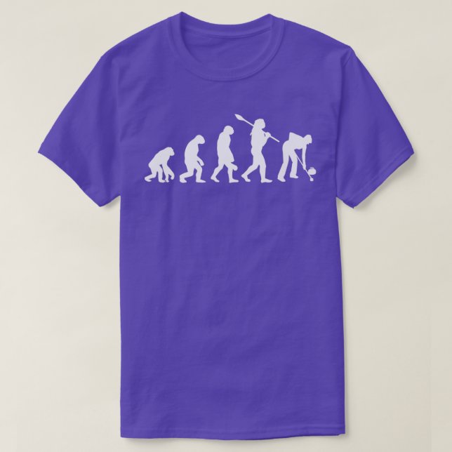 Evolution des Curling-Spielers T-Shirt (Design vorne)