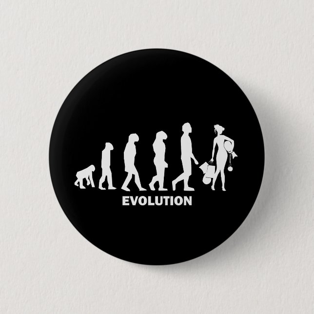 Evolution des Einkaufens Button (Vorderseite)