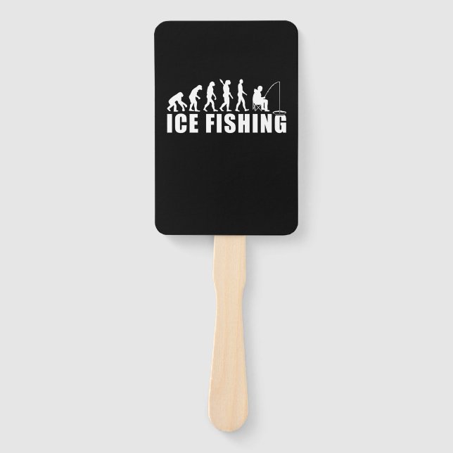 Evolution des Eisfischfangs Fächer (Vorderseite)