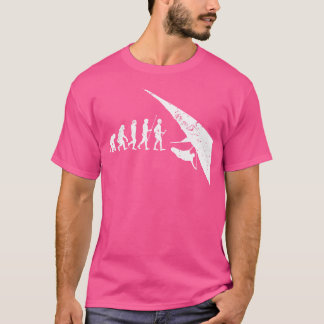 Evolution des Extremsports von Hang Gliding T-Shirt