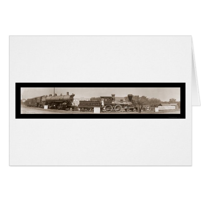 Evolution des Fotos Züge 1913 (Vorderseite (Horizontal))