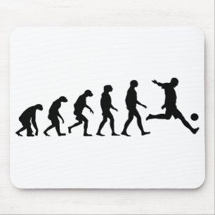 Evolution des Fußballs Mousepad