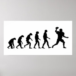 Evolution des Fußballs Poster