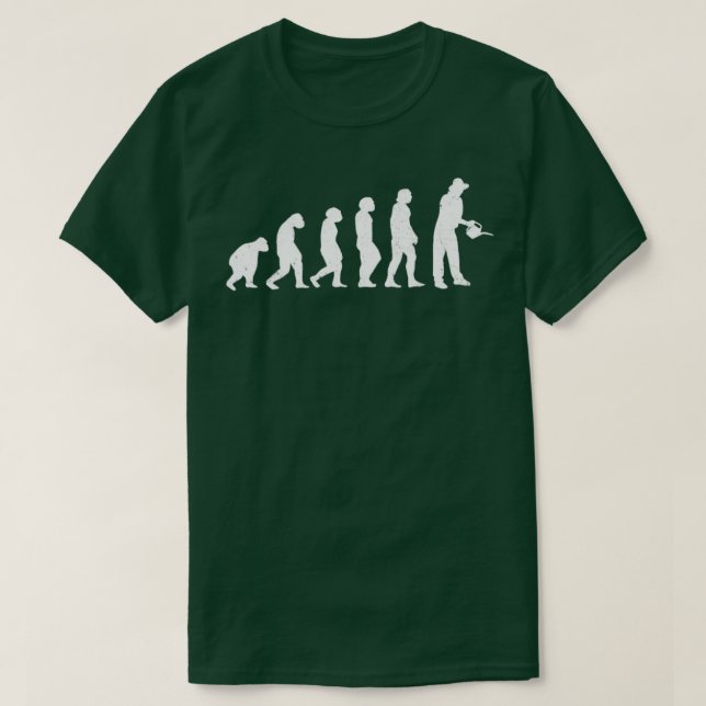 Evolution des Gartengartens T-Shirt (Design vorne)