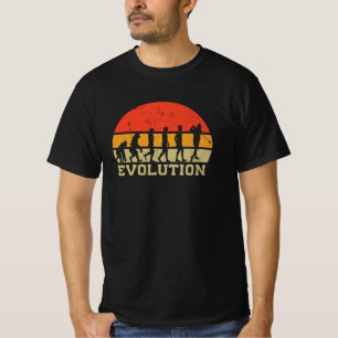 Evolution des Golfsports Lustiger Golfer Vintage T-Shirt