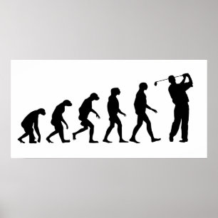Evolution des Golfsports Poster