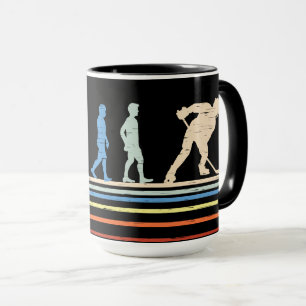 Evolution des Hockeyknopfes Tasse