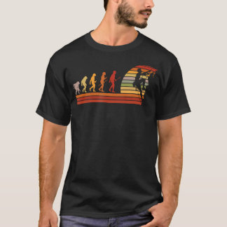 Evolution des Kletter-Retro-Vintage T-Shirt