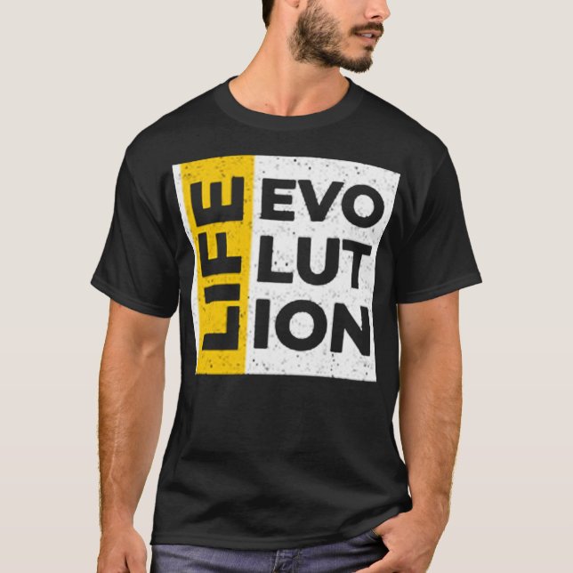 Evolution des Lebens T-Shirt (Vorderseite)