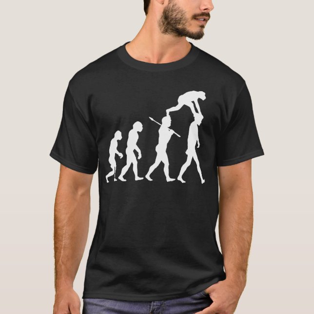 Evolution des Mannes T-Shirt (Vorderseite)