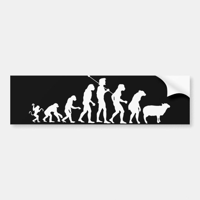 Evolution des Massen-Autoaufklebers Autoaufkleber (Vorne)