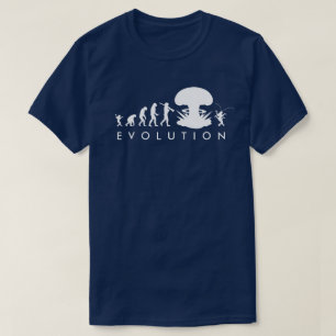 Evolution des Menschen & der Kakerlake Lustige Evo T-Shirt