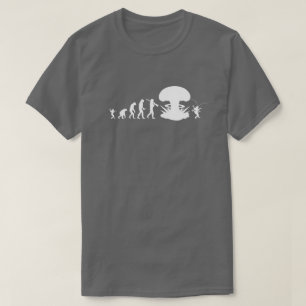 Evolution des Menschen & der Kakerlake Lustige Evo T-Shirt
