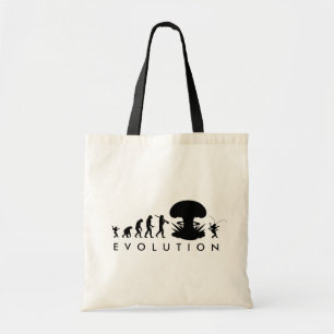 Evolution des Menschen & der Kakerlake Lustige Evo Tragetasche