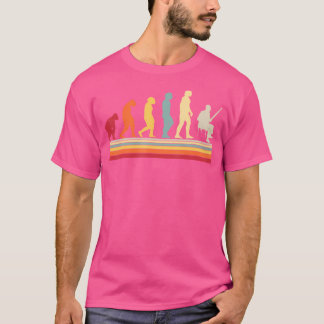 Evolution des Menschen Fagotte Retro Vintage Musik T-Shirt