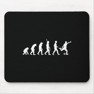 Evolution des Menschen - Fußballliebhaber Fußballs Mousepad