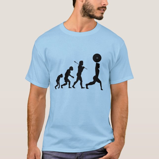 Evolution des Menschen T-Shirt (Vorderseite)