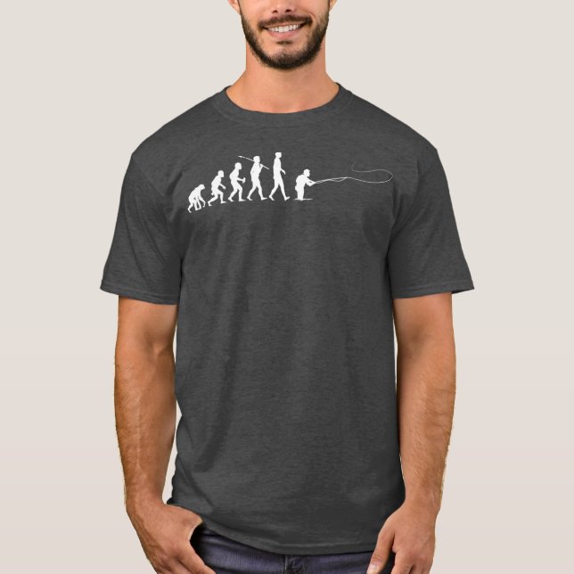 Evolution des Menschenfliegens T-Shirt (Vorderseite)