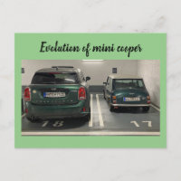 Evolution des Mini Cooper