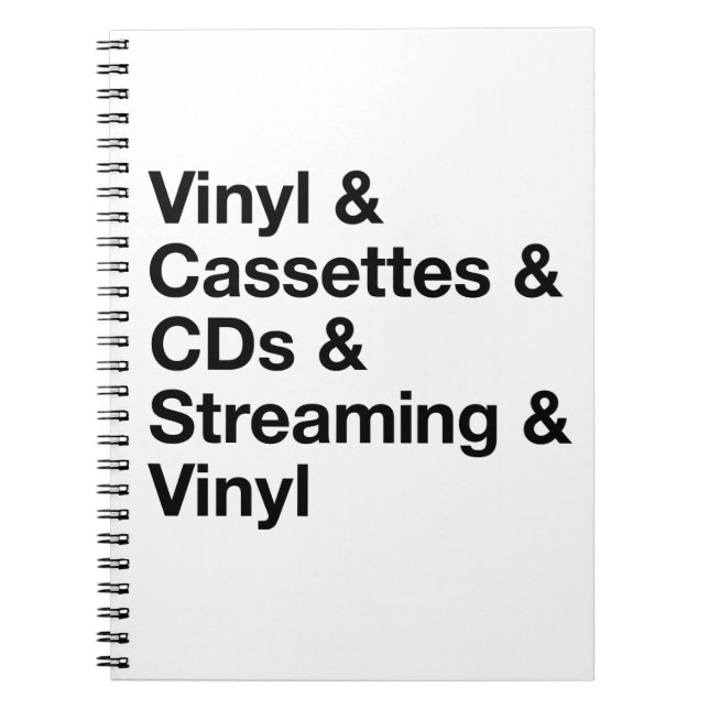 Evolution des Musiknotizbuchs Notizblock (Vorderseite)