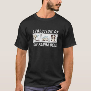 Evolution des Panda-Bären Lustiges Tiergeschenk T-Shirt