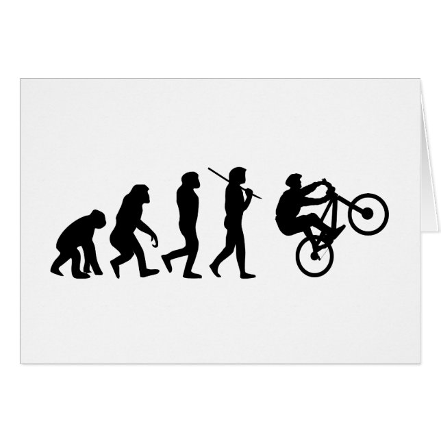 Evolution des Radfahrers (Vorderseite (Horizontal))