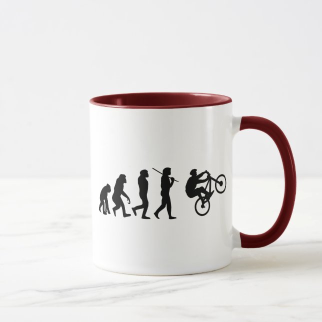 Evolution des Radfahrers Tasse (Rechts)